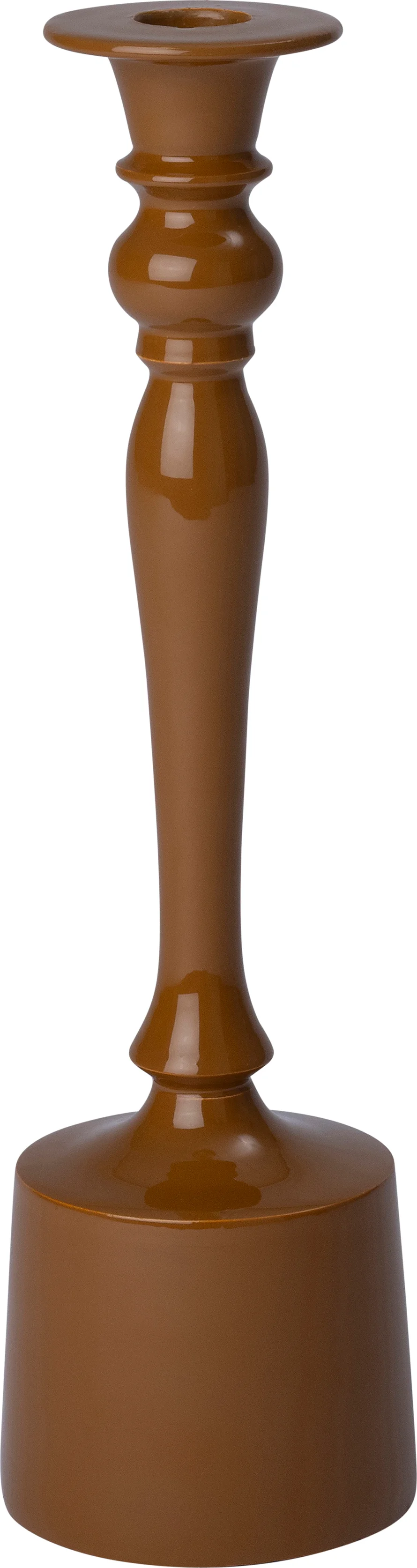 Intratuin kandelaar Heros bruin D 9 H 31 cm