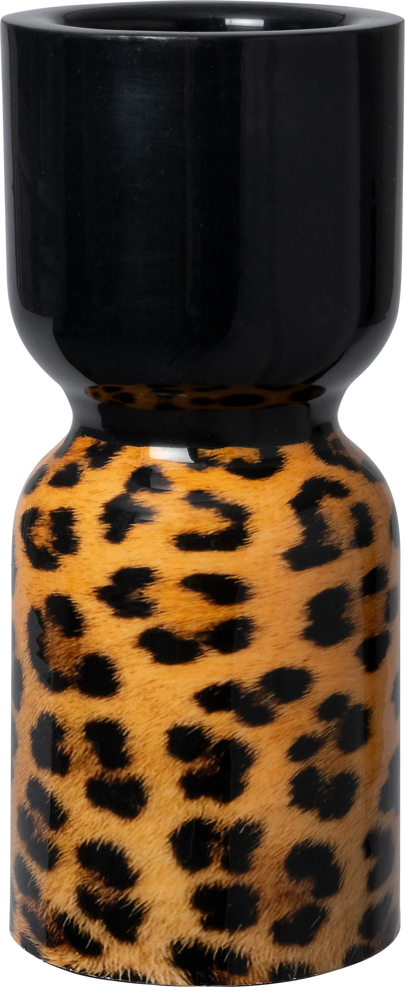 Intratuin kandelaar Lanark bruin / zwart D 8 H 19 cm
