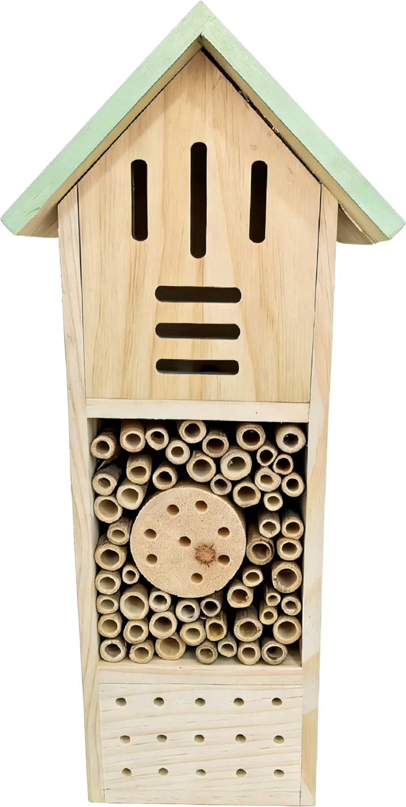 Intratuin insectenhotel Stijn naturel 17,5 x 14,2 x 40 cm