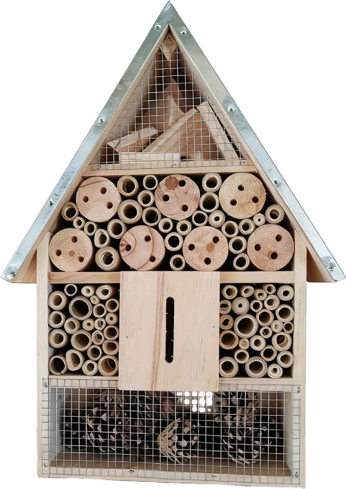 Intratuin insectenhotel Tim naturel 29 x 9,5 x 40,5 cm
