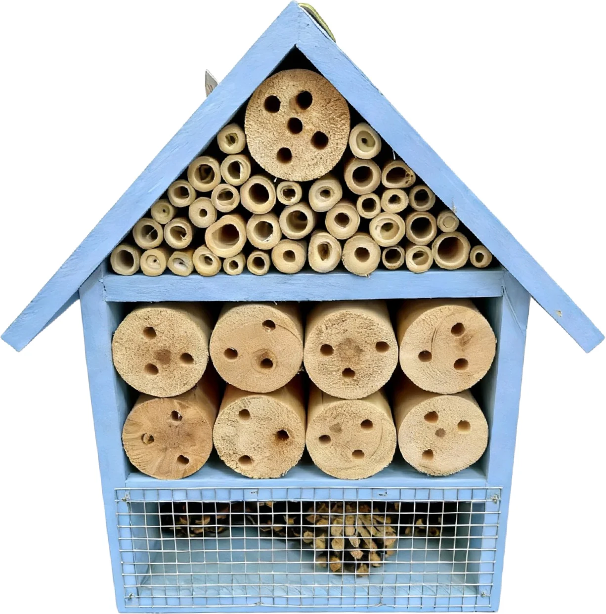 Intratuin insectenhotel Mick blauw 24,5 x 9 x 26 cm