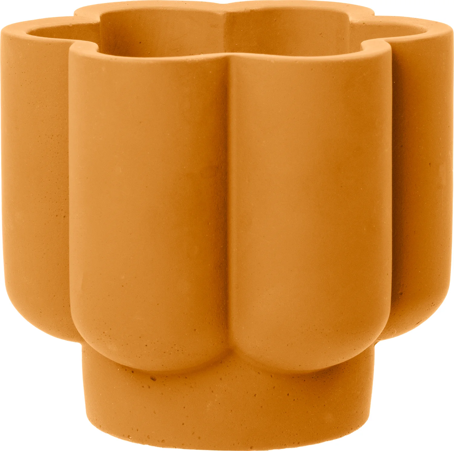 Intratuin kaars in pot BloomLight oranje 14 uur D 13 H 12 cm