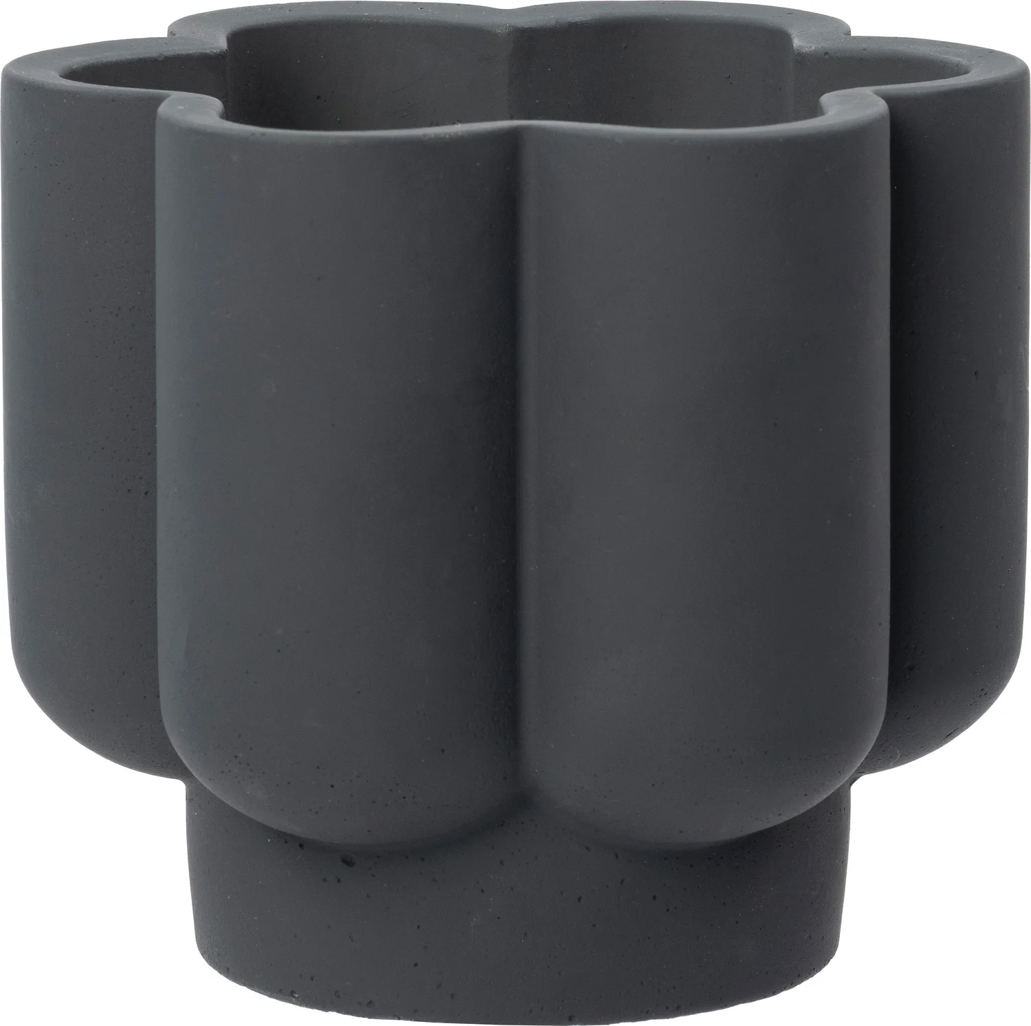 Intratuin kaars in pot BloomLight zwart 14 uur D 13 H 12 cm