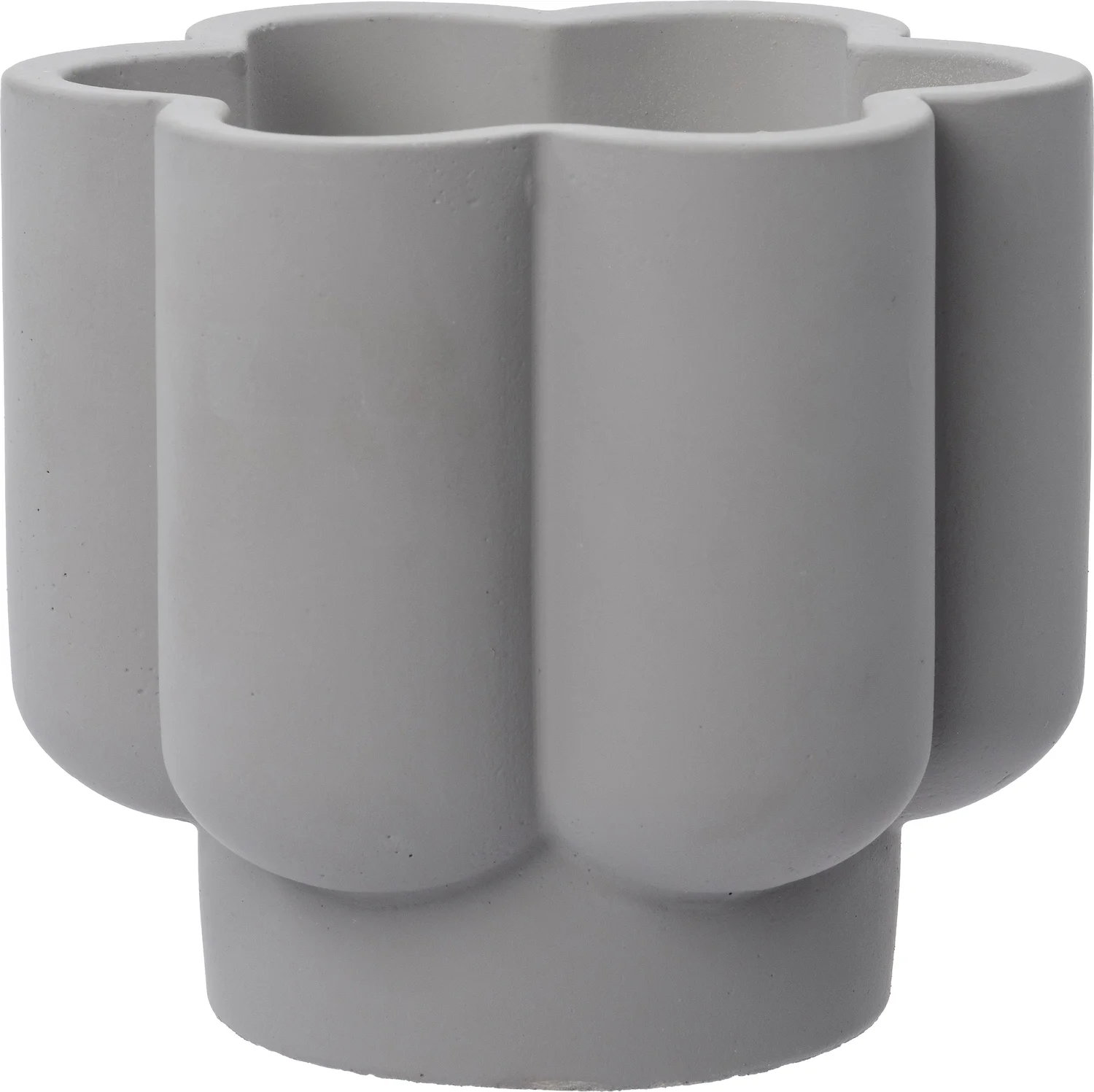 Intratuin kaars in pot BloomLight grijs 14 uur D 13 H 12 cm