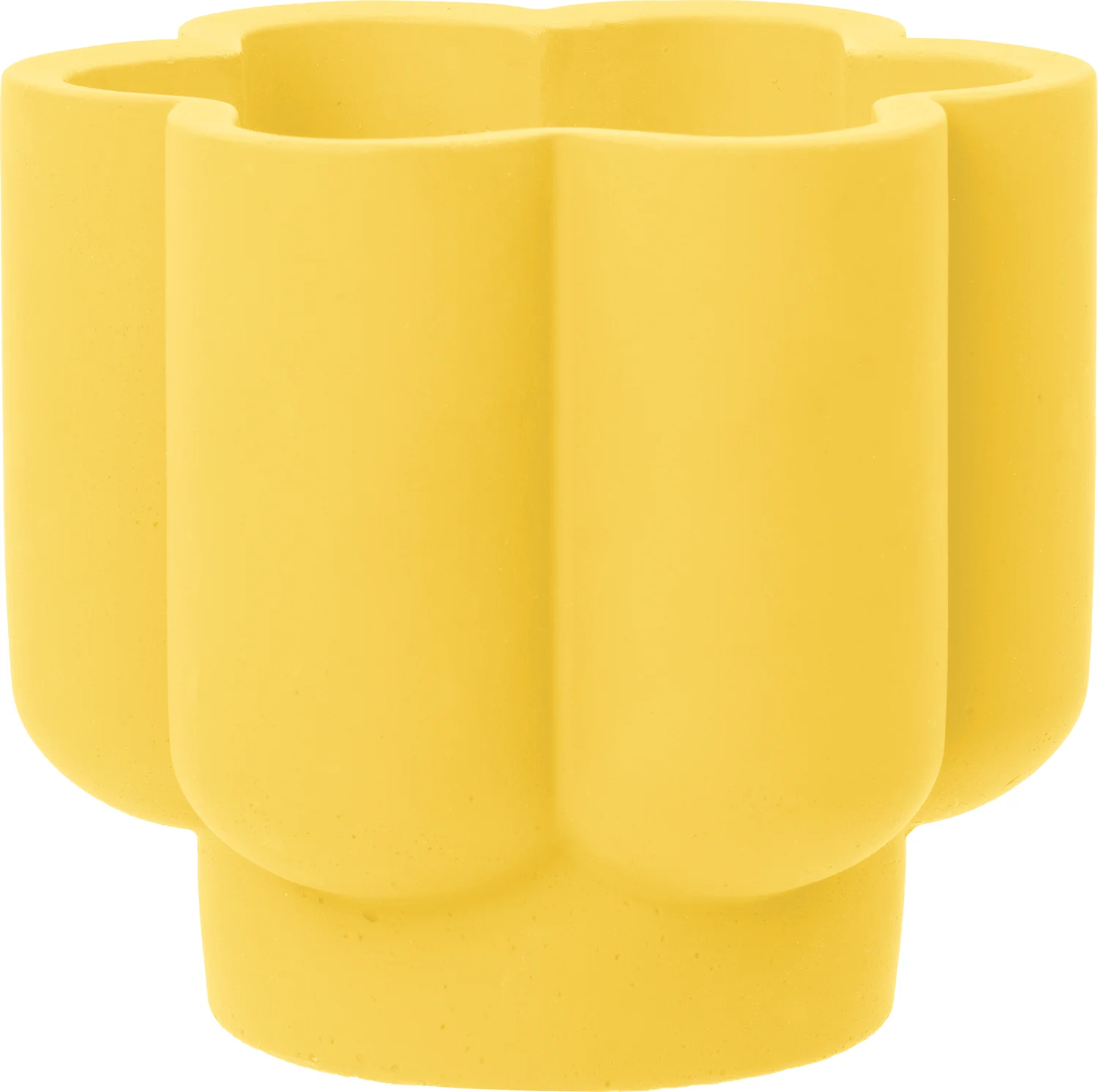 Intratuin kaars in pot BloomLight geel 14 uur D 13 H 12 cm