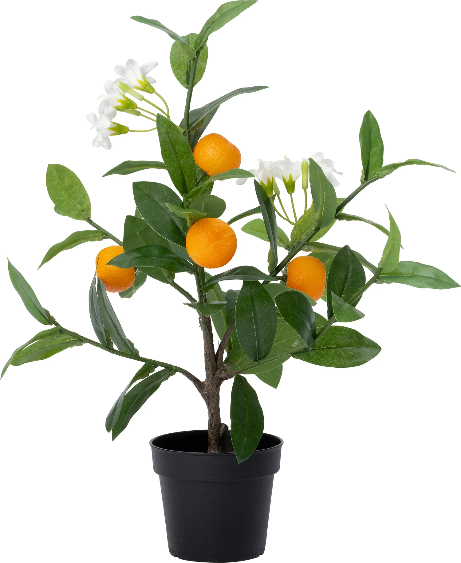 Intratuin kunstplant Sinaasappelboom oranje / wit D 8,5 H 38