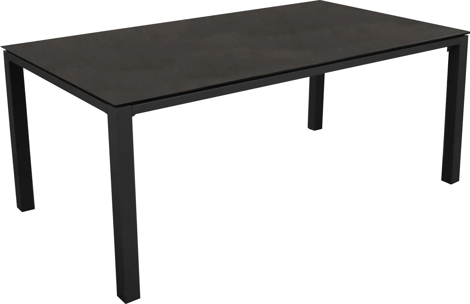 Intratuin eettafel 6-zits eettafel Olivier antraciet 180 x 90 x 74 cm