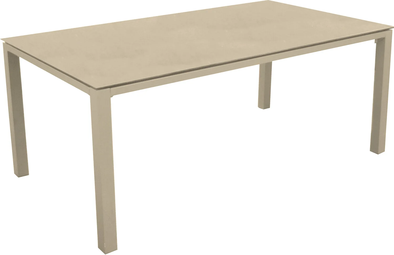 Intratuin eettafel 6-zits eettafel Olivier beige 180 x 90 x 74 cm