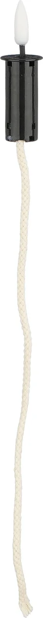 Luca Lighting LED kaars voor oliefles zwart D 2,5 H 4,5 cm