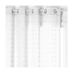 Gordijn polyester wit 240x140cm Gordijn polyester wit 240x140cm